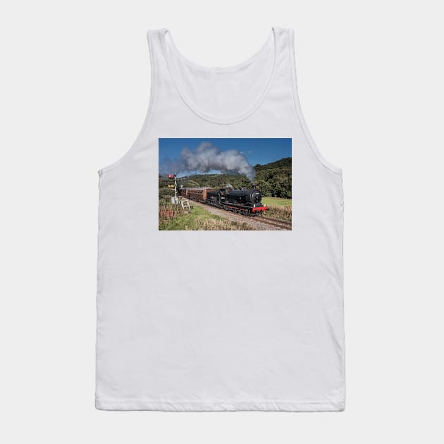 Steam on the North Yorkshire Moors Railway Tank Top by davehudspeth